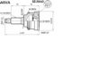 ASVA SZ-29A42 Joint Kit, drive shaft
